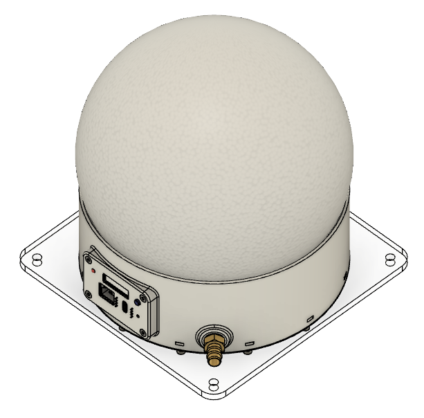 Spherical treadmill assembly for mice